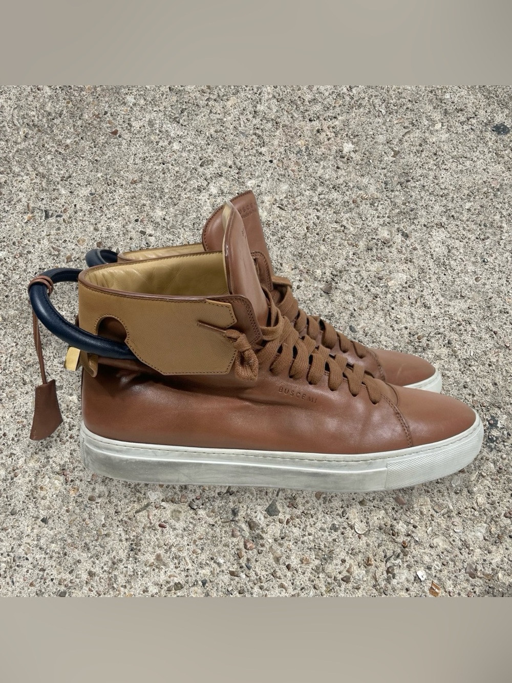 BUSCEMI 100mm high top sneakers - Picture 3 of 8
